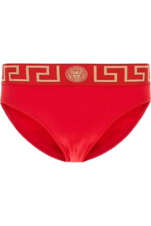 VERSACE Herre, Svømmetøy, Rød, M
