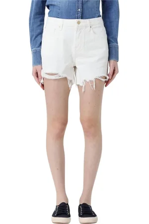 7 for all Mankind Dame, Shorts, Hvit, W27