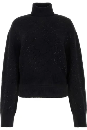 BLUMARINE Dame, Strikkevarer, Svart, S