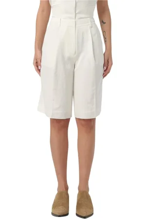 Calvin Klein Dame, Shorts, Hvit, 2XS