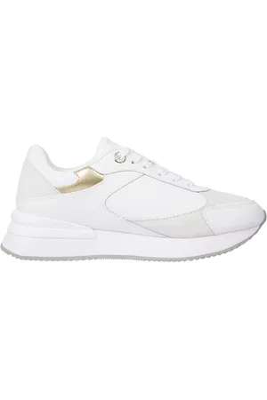 Tommy Hilfiger Dame, Sko, Hvit, 37 EU