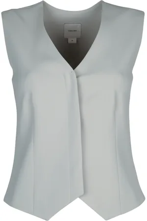 Calvin Klein Dame, Jakker, Hvit, M