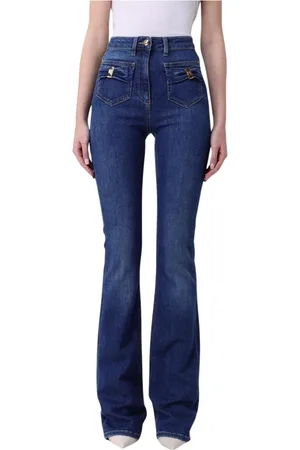 Elisabetta Franchi Dame, Jeans, Blå, W29