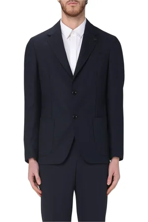 LARDINI Herre, Jakker, Blå, 2XL