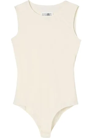 Maison Margiela Dame, Topper, Hvit, L