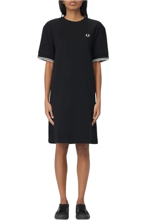 Fred Perry Dame, Kjoler, Svart, S