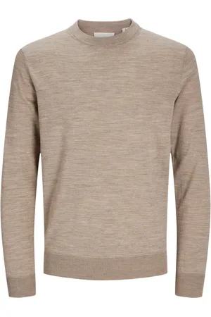 JACK & JONES Herre, Strikkevarer, Brun, S