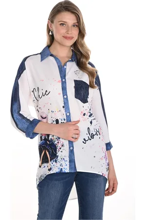 Frank Lyman Dame, Bluser & Skjorter, Flerfarget, 2XL