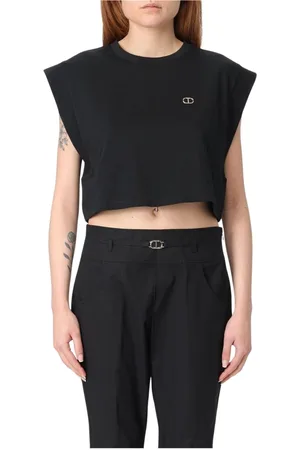 Twin-Set Dame, Topper, Svart, L