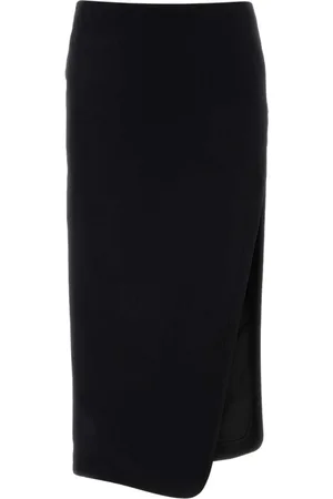 ANN DEMEULEMEESTER Dame, Skjørt, Svart, L