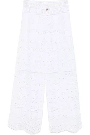 ERMANNO SCERVINO Dame, Bukser, Hvit, M