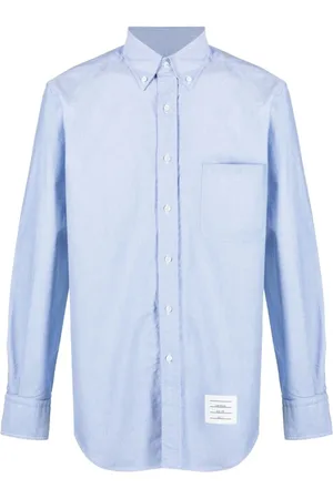Thom Browne Herre, Skjorter, Blå, M