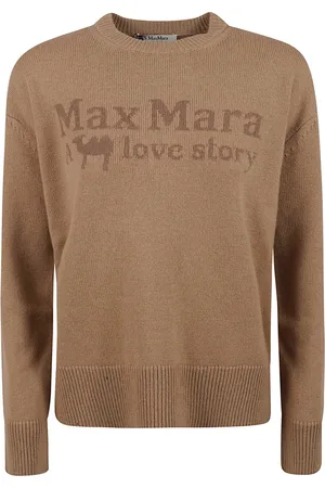 Max Mara Dame, Strikkevarer, Brun, XS