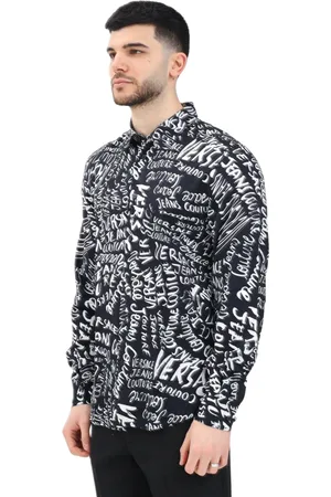 VERSACE Herre, Skjorter, Svart, XS