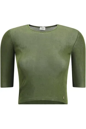 Saint Laurent Dame, Strikkevarer, Grønn, L