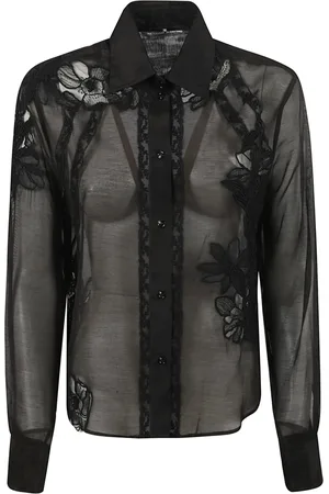 ERMANNO SCERVINO Dame, Bluser & Skjorter, Svart, S