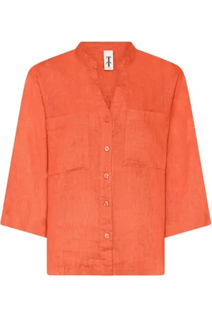 Tif & Tiffy Dame, Bluser & Skjorter, Oransje, L
