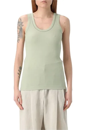 Brunello Cucinelli Dame, Topper, Grønn, S