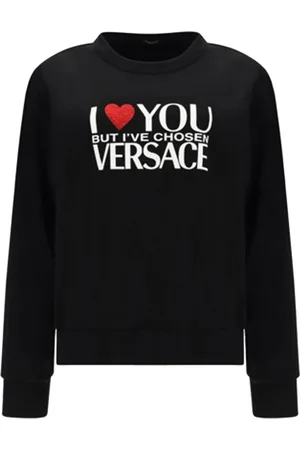 VERSACE Dame, Gensere & Hettegensere, Svart, 2XS