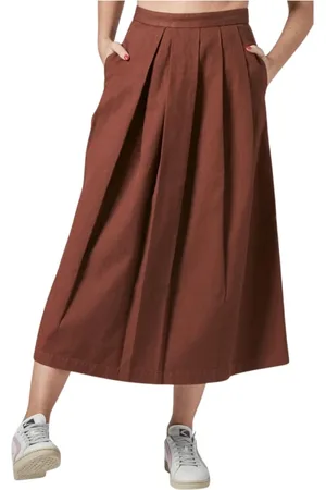 PENCE Dame, Skjørt, Brun, L