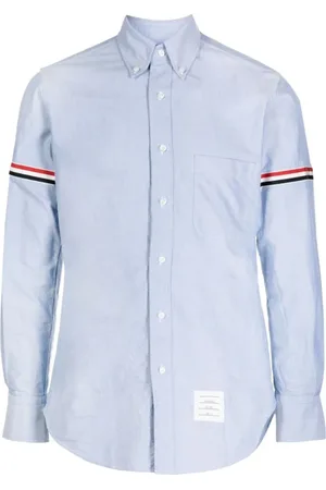 Thom Browne Herre, Skjorter, Blå, S