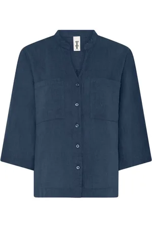 Tif & Tiffy Dame, Bluser & Skjorter, Blå, XS