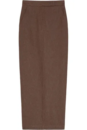 Max Mara Dame, Skjørt, Brun, S