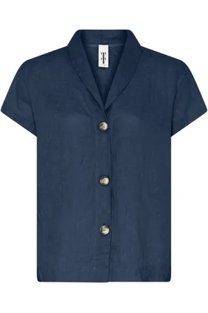 Tif & Tiffy Dame, Bluser & Skjorter, Blå, XL