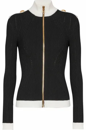 Balmain Dame, Strikkevarer, Svart, L