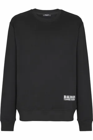 Balmain Herre, Gensere & Hettegensere, Svart, XS