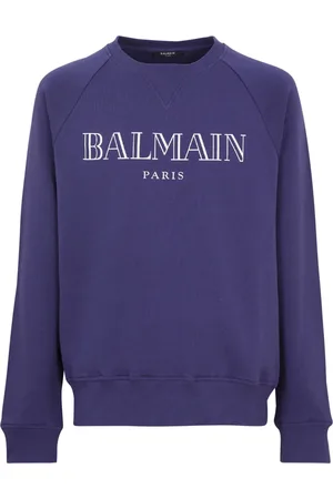 Balmain Herre, Gensere & Hettegensere, Blå, XL