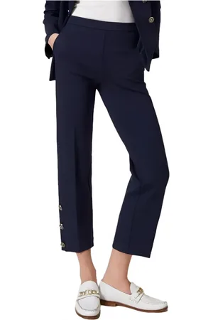 Twin-Set Dame, Bukser, Blå, S