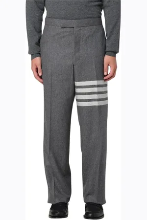 Thom Browne Herre, Bukser, Grå, XL