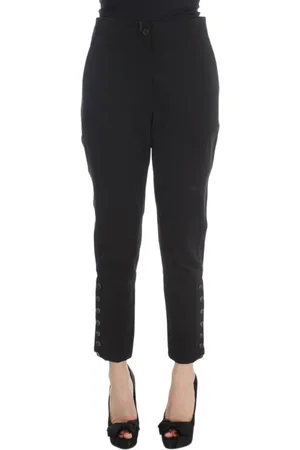 ERMANNO SCERVINO Dame, Bukser, Svart, S