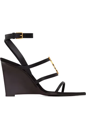 Saint Laurent Dame, Sko, Svart, 35 1/2 EU