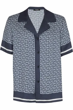 Balmain Herre, Skjorter, Blå, 2XL