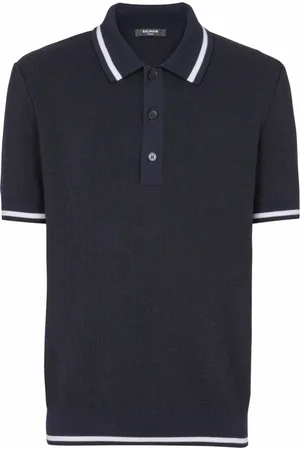 Balmain Herre, Strikkevarer, Blå, 3XL