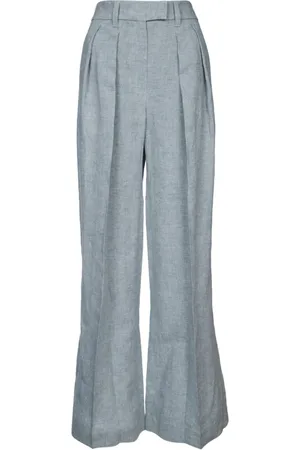 Brunello Cucinelli Dame, Bukser, Blå, S