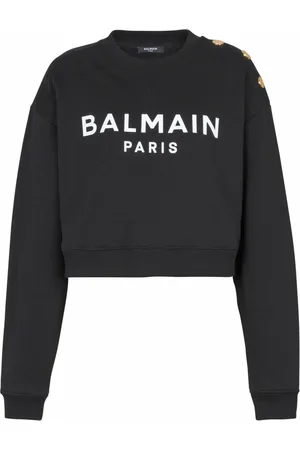 Balmain Dame, Gensere & Hettegensere, Svart, L