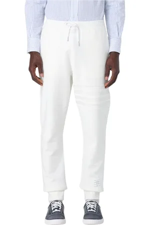 Thom Browne Herre, Bukser, Hvit, XL