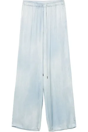 ERMANNO SCERVINO Dame, Bukser, Blå, S