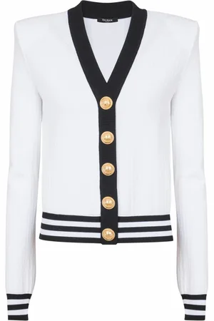 Balmain Dame, Strikkevarer, Hvit, S