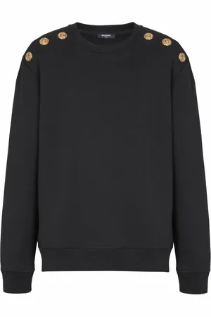 Balmain Herre, Gensere & Hettegensere, Svart, M