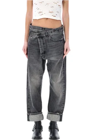 R13 Dame, Jeans, Svart, W25