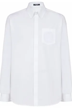 Balmain Herre, Skjorter, Hvit, M