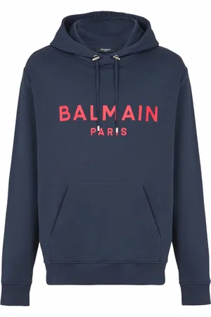 Balmain Herre, Gensere & Hettegensere, Blå, XL