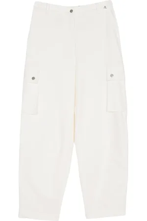 Twin-Set Dame, Bukser, Hvit, S