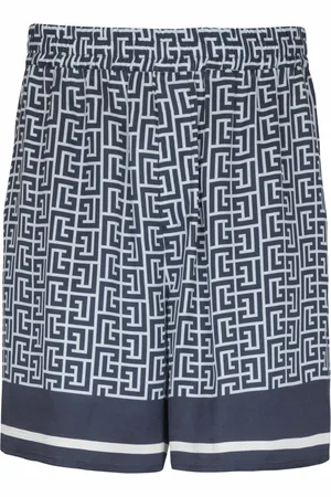 Balmain Herre, Shorts, Blå, XL
