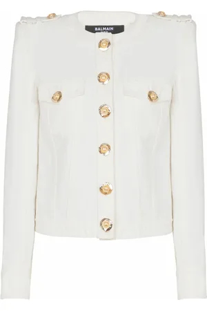 Balmain Dame, Jakker, Hvit, XS