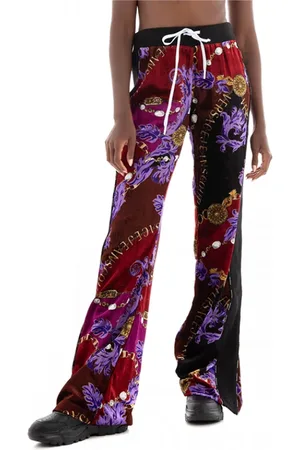 VERSACE Dame, Bukser, Flerfarget, S